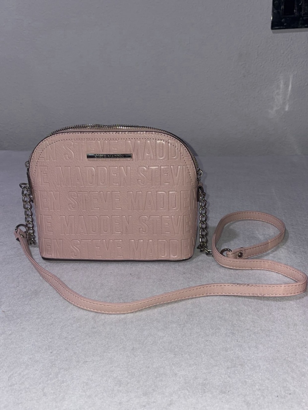 Steve Madden Blush Crossbody with Embossed Logo